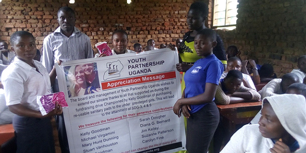 youth partnership free pads to school